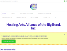 Tablet Screenshot of healingartsalliance.org